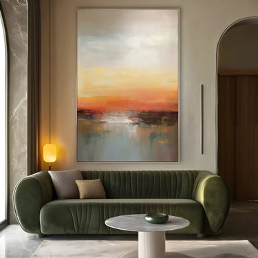 Quadro Stampa su Tela Chiaro Astratto - CupidoDesign