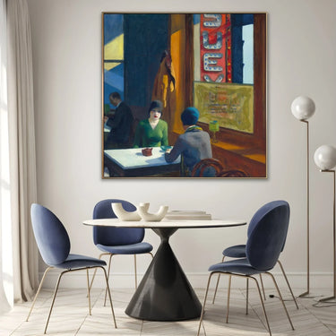 Quadro Stampa su Tela Chop Suey, Edward Hopper - CupidoDesign