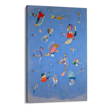 Quadro Stampa su Tela Cielo blu, Wassily Kandinsky - CupidoDesign