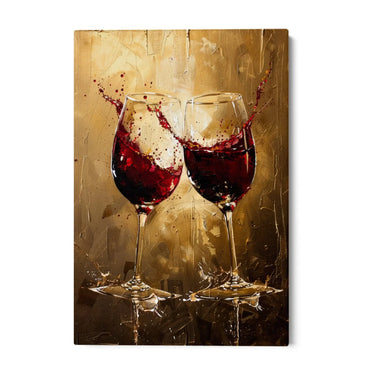 Quadro Stampa su Tela Cin Cin - CupidoDesign
