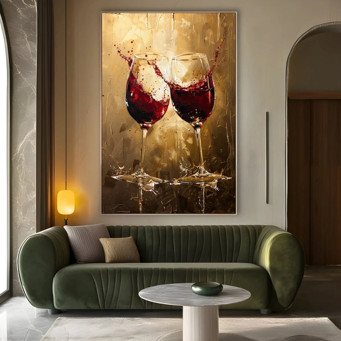 Quadro Stampa su Tela Cin Cin - CupidoDesign