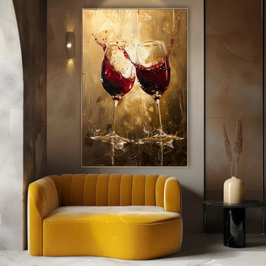 Quadro Stampa su Tela Cin Cin - CupidoDesign