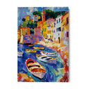 Quadro Stampa su Tela Colorata Cinque Terre, Liguria - CupidoDesign