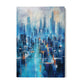 Quadro Stampa su Tela Città Azzurra - CupidoDesign