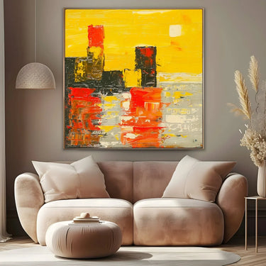 Quadro Stampa su Tela Città d’Oro - CupidoDesign