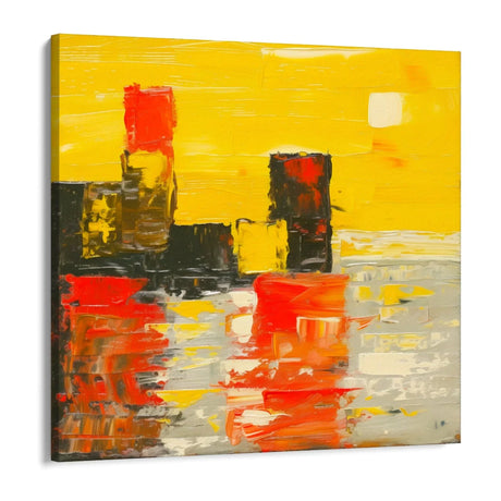 Quadro Stampa su Tela Città d’Oro - CupidoDesign