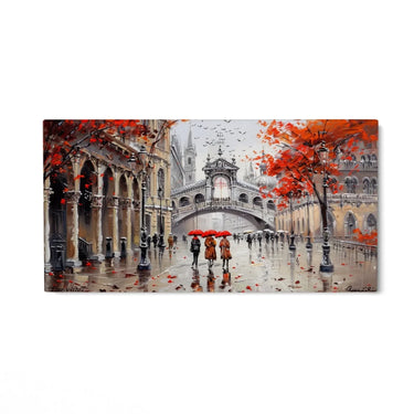 Quadro Stampa su Tela Città Incantata - CupidoDesign