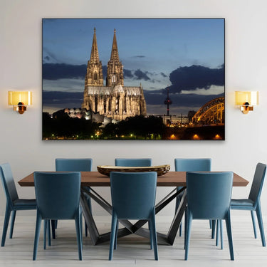 Quadro Stampa su Tela Colonia di Notte, Germania - CupidoDesign