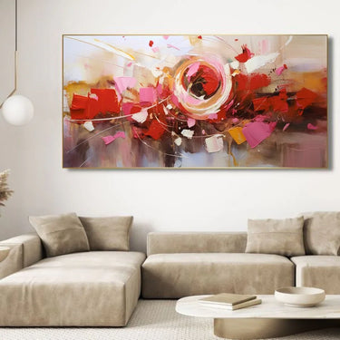 Quadro Stampa su Tela Colorato d'Amore - CupidoDesign