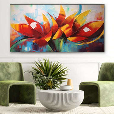 Quadro Stampa su Tela Colorato di Primavera - CupidoDesign