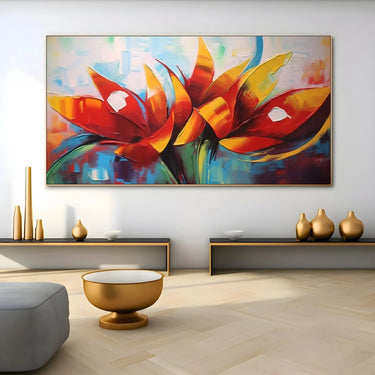 Quadro Stampa su Tela Colorato di Primavera - CupidoDesign