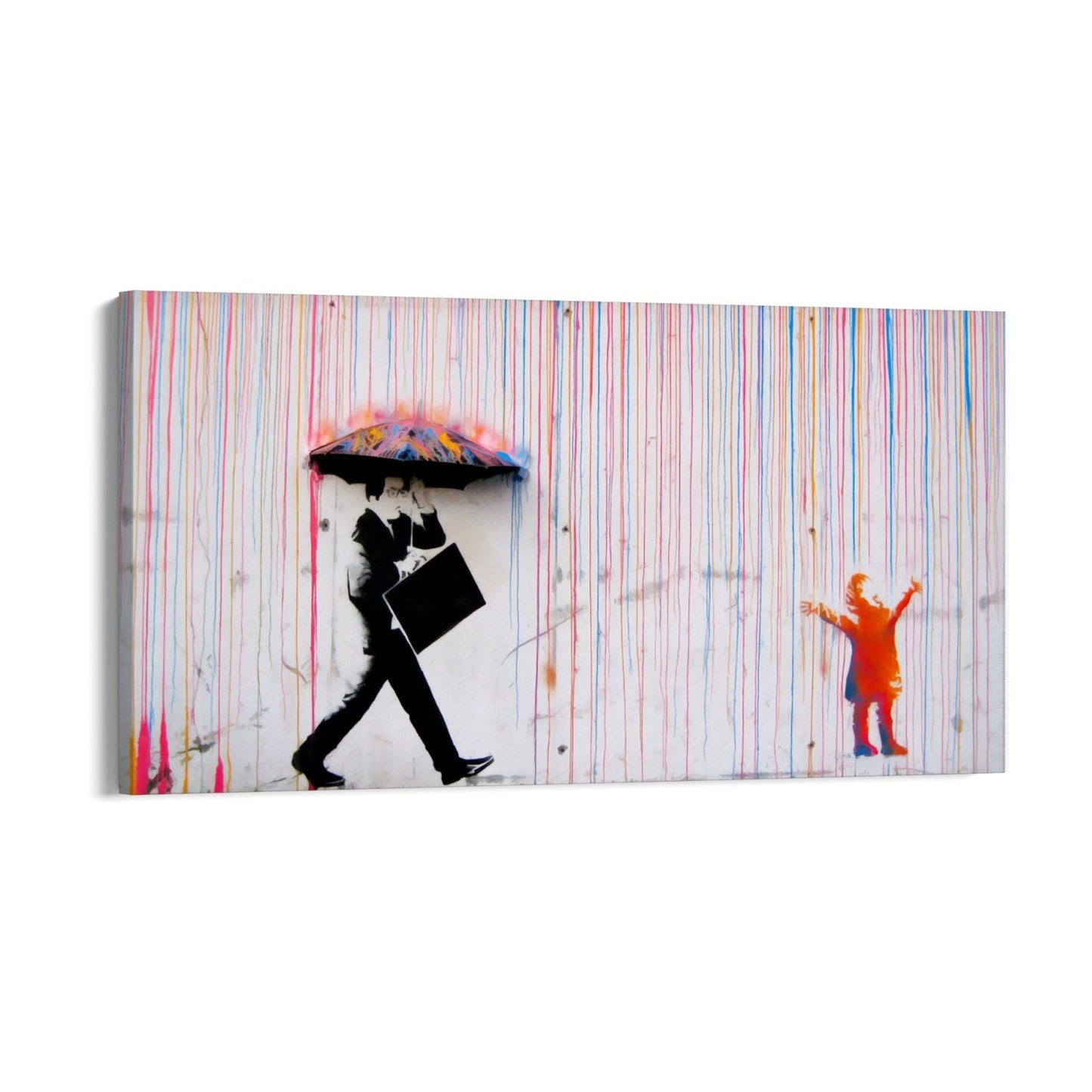 Kolorowy deszcz, Banksy