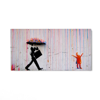 Farebný dážď, Banksy