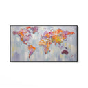 Quadro Stampa su Tela Colori del globo - CupidoDesign