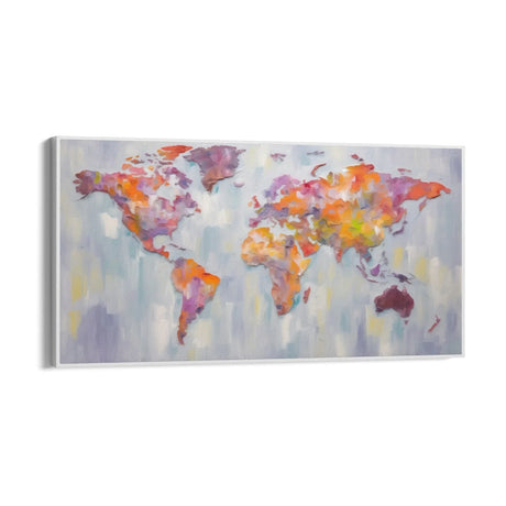 Quadro Stampa su Tela Colori del globo - CupidoDesign