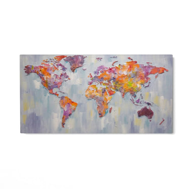 Quadro Stampa su Tela Colori del globo - CupidoDesign