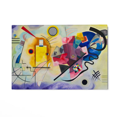 Quadro Stampa su Tela Giallo Rosso Blu, Wassily Kandinsky - CupidoDesign