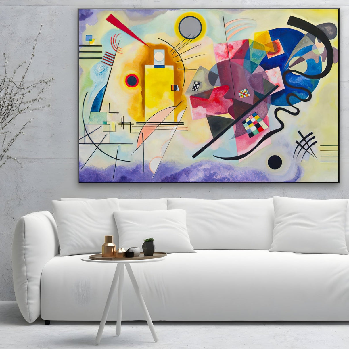 Żółty Czerwony Niebieski, Wasilij Kandinsky