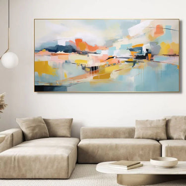 Quadro Stampa su Tela Colori silenziosi - CupidoDesign