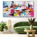 Quadro Stampa su Tela Colori vivaci - CupidoDesign