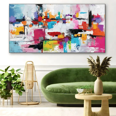 Quadro Stampa su Tela Colori vivaci - CupidoDesign