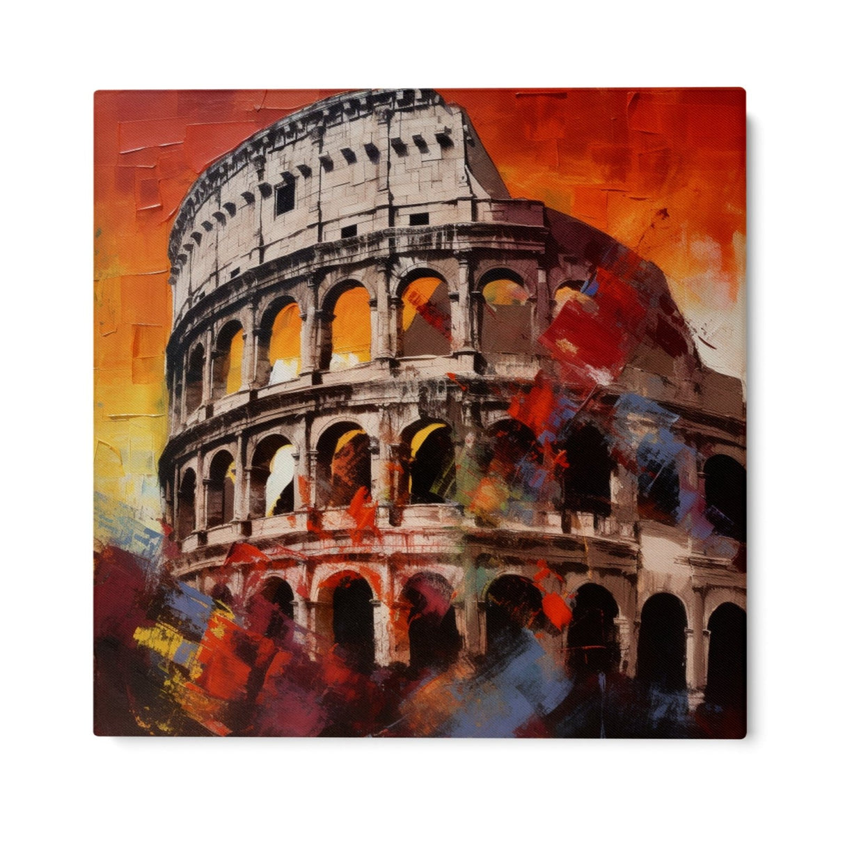 Colosseum auringonlaskun aikaan