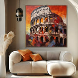 Colosseum auringonlaskun aikaan