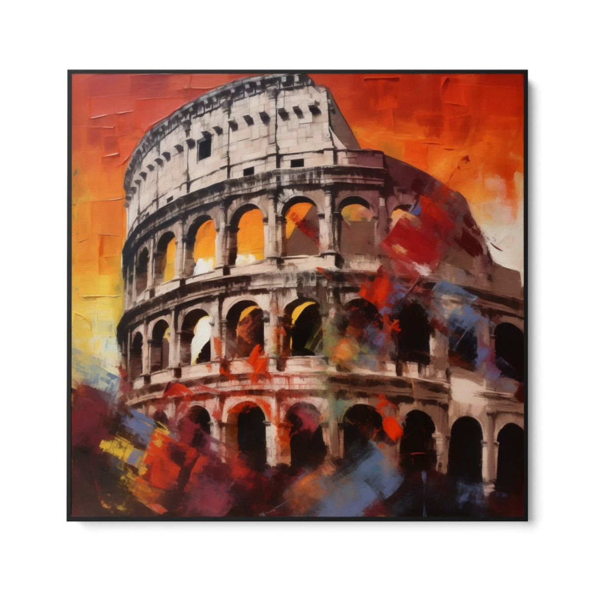 Colosseum auringonlaskun aikaan