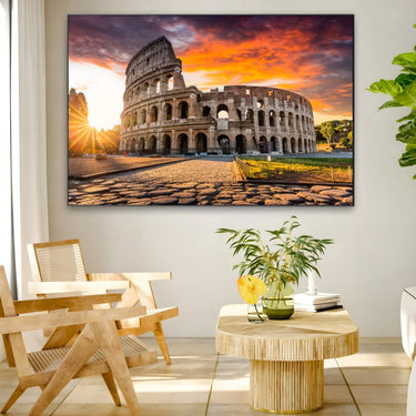 Quadro Stampa su Tela Colosseo, Roma - CupidoDesign