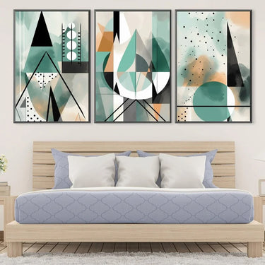 Quadro Stampa su Tela Confluenze di Angoli - CupidoDesign