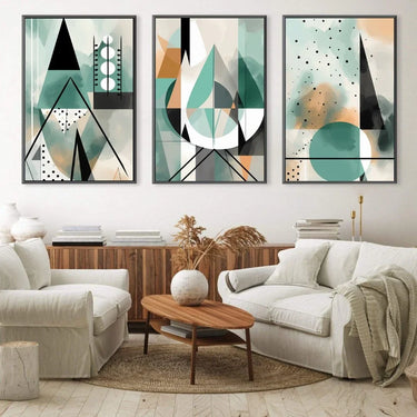 Quadro Stampa su Tela Confluenze di Angoli - CupidoDesign
