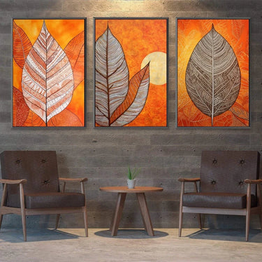 Podzimní kontrasty Sada 3 60x90cm