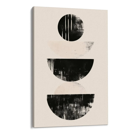 Quadro Stampa su Tela Contrasti Geometrici - CupidoDesign