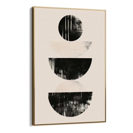 Quadro Stampa su Tela Contrasti Geometrici - CupidoDesign