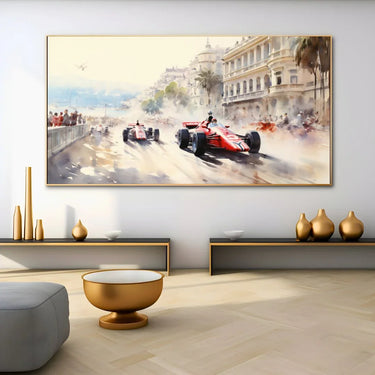 Quadro Stampa su Tela Corsa Infinita - CupidoDesign