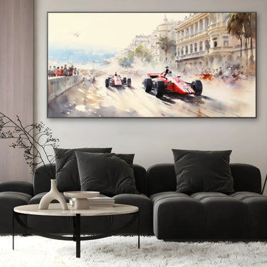 Quadro Stampa su Tela Corsa Infinita - CupidoDesign