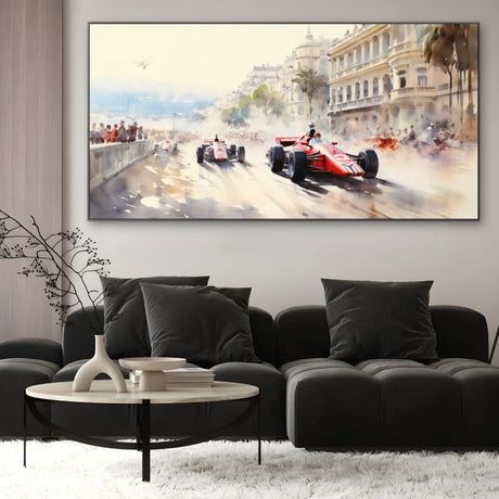 Quadro Stampa su Tela Corsa Infinita - CupidoDesign