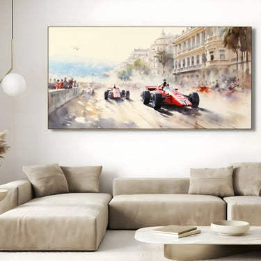 Quadro Stampa su Tela Corsa Infinita - CupidoDesign
