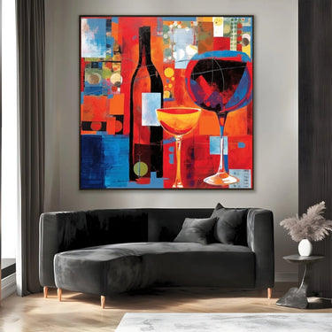 Quadro Stampa su Tela Creativo in Cucina - CupidoDesign