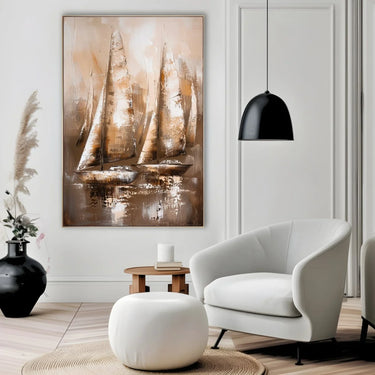 Quadro Stampa su Tela Crepuscolo Ardente - CupidoDesign