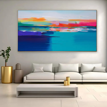 Quadro Stampa su Tela Crepuscolo Colorato - CupidoDesign