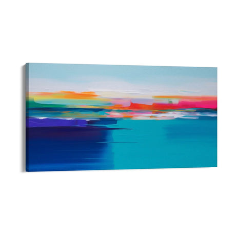 Quadro Stampa su Tela Crepuscolo Colorato - CupidoDesign