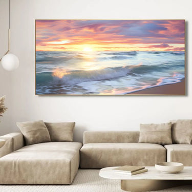 Quadro Stampa su Tela Crepuscolo sul mare - CupidoDesign