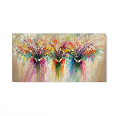 Quadro Stampa su Tela Crescendo Floreale - CupidoDesign