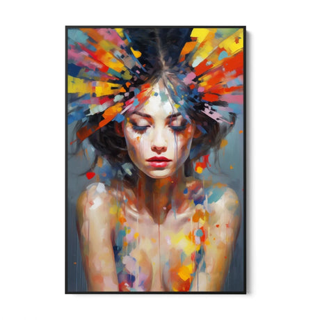 Quadro Stampa su Tela Cromatismi Femminili - CupidoDesign