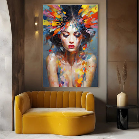Quadro Stampa su Tela Cromatismi Femminili - CupidoDesign