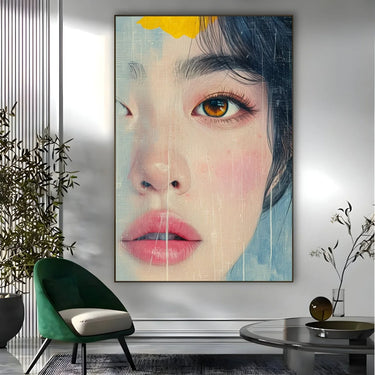 Quadro Stampa su Tela Dama di Porcellana - CupidoDesign