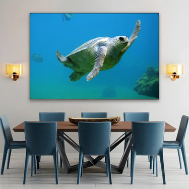 Quadro Stampa su Tela Danza delle Onde - CupidoDesign