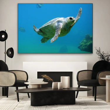 Quadro Stampa su Tela Danza delle Onde - CupidoDesign