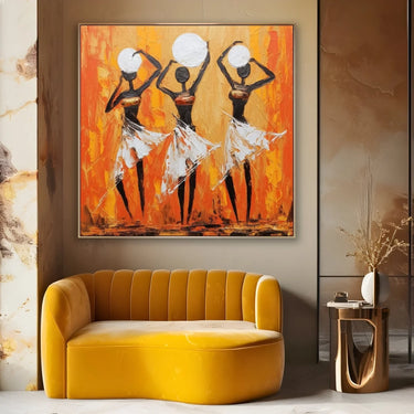 Quadro Stampa su Tela Danza di Seta - CupidoDesign